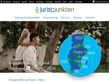 Tablet Screenshot of juristpunkten.se